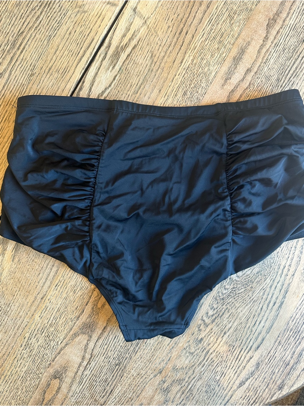 torrid Black Ruched High-Waist full coverage Bikini bottoms size 2X - Picture 3 of 3